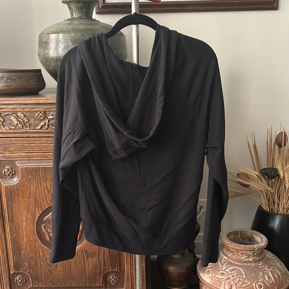 Fabletics Black Twist Front Pullover Sweatshirt - image 2